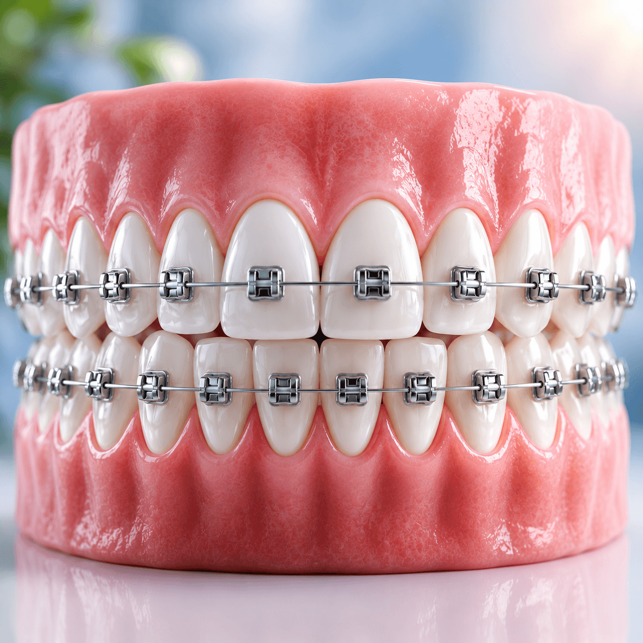 Doctor treating patient smiling