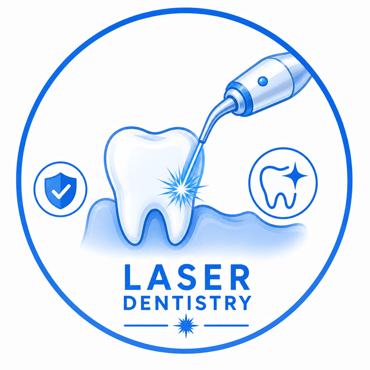 Doctor treating patient smiling