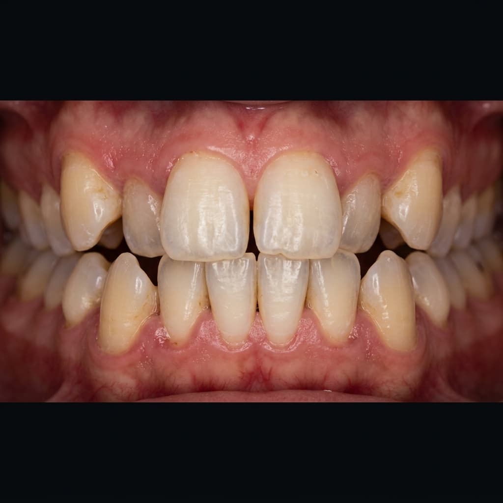 Traditional Braces Before