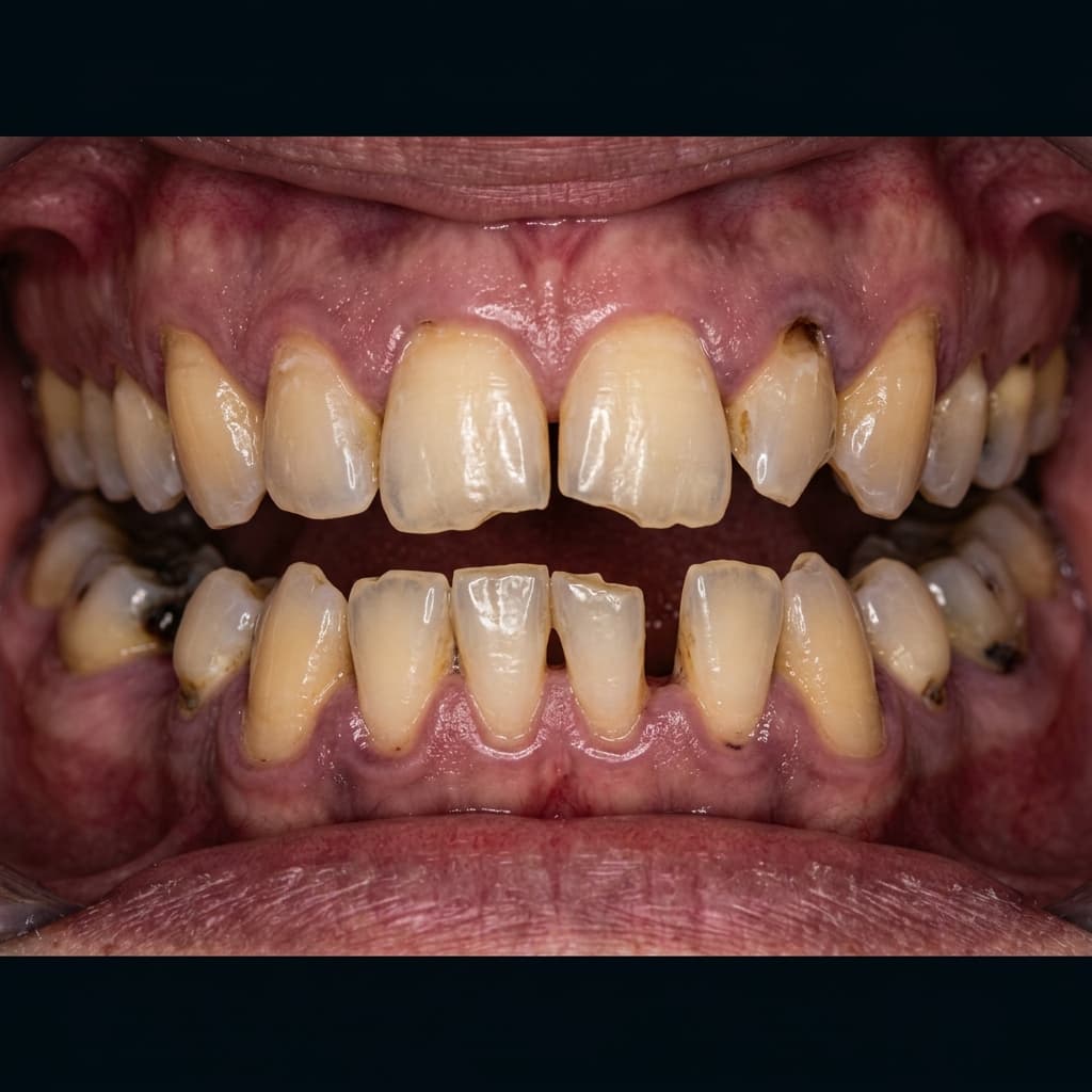 Full Mouth Rehabilitation Before