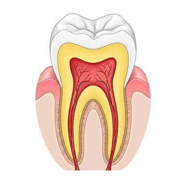 Tooth cross section diagram
