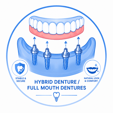 Tooth cross section diagram