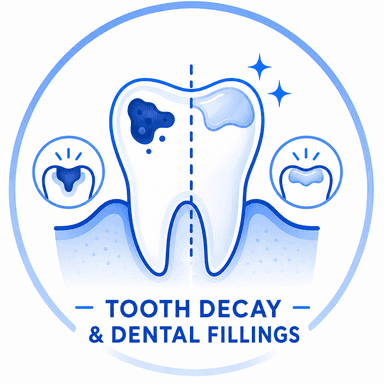 Tooth cross section diagram